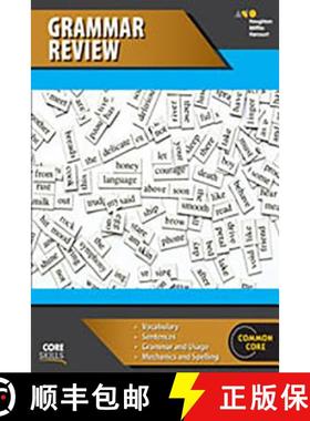 【3-4周达】Steck-Vaughn Core Skills Grammar Review: Workbook Grades 6-8 [9780544261839]