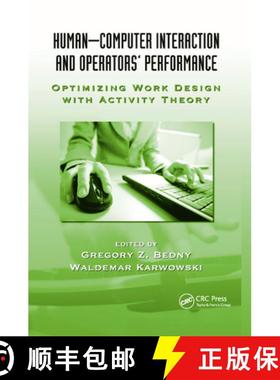 【3-4周达】Human-Computer Interaction and Operators' Performance : Optimizing Work Design with Activi... [9780367383725]