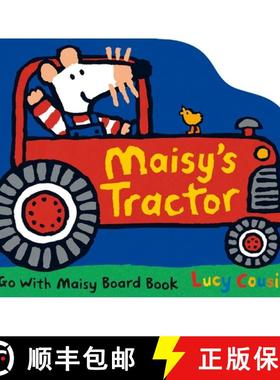 【3-4周达】Maisy's Tractor: (A Tractor-Shaped Board Book about Maisy the Mouse's Farm Adventure for T... [9780763673055]