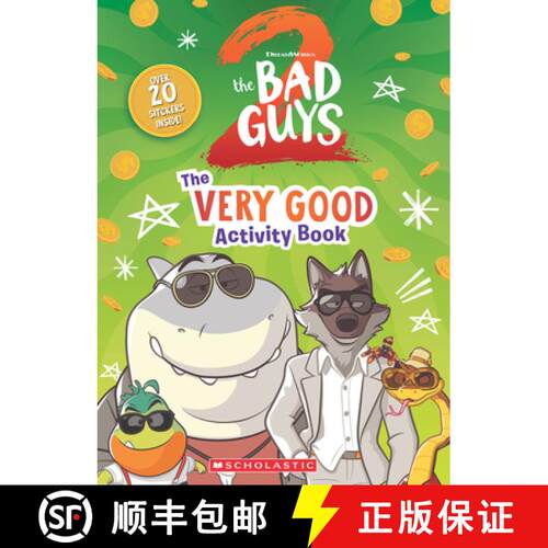 【3-4周达】Bad Guys Movie 2 Activity Book [9781546175537]