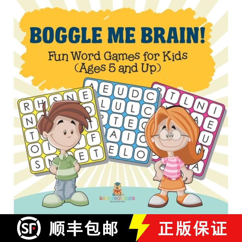 【4周达】Boggle Me Brain! Fun Word Games for Kids (Ages 5 and Up) [9798869451972]
