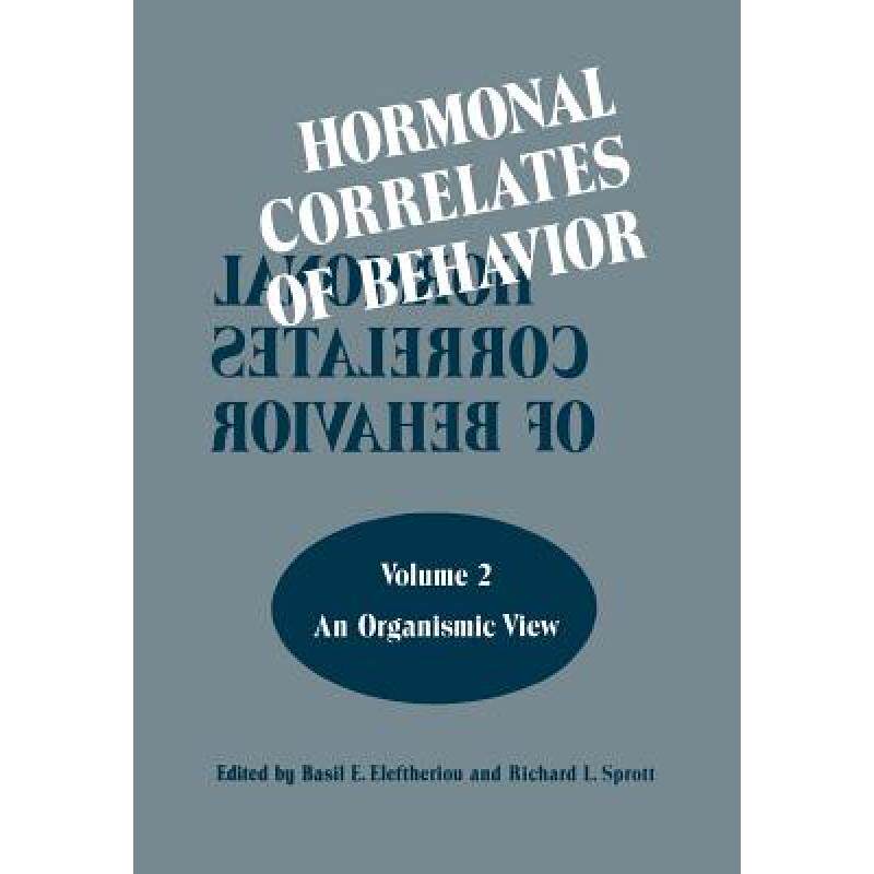 预订 hormonal correlates of behavior: vol. [9781461344698]