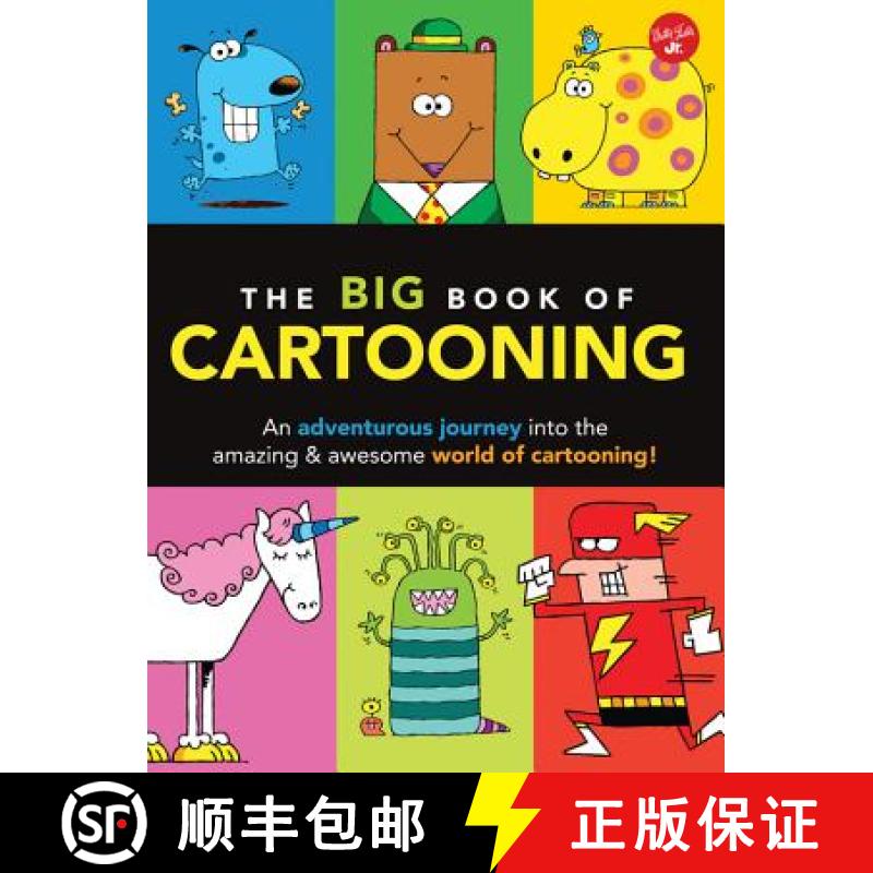 【2-3周达】The Big Book of Cartooning: An Adventurous Journey Into the Amazing & Awesome World of Car... [9781633221772]