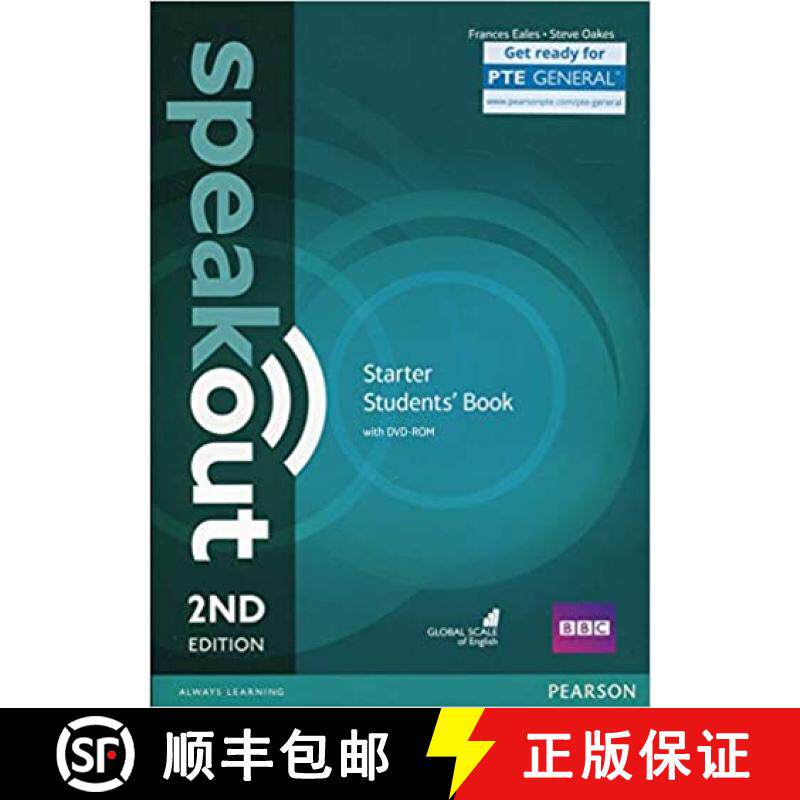 【3-4周达】Speakout Starter 2nd Edition Students' Book and DVD-ROM Pack [9781292115986]