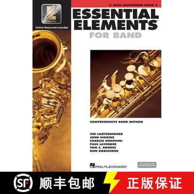 【3-4周达】Essential Elements for Band - Eb Alto Saxophone Book 2 with Eei Comprehensive Band Method ... [9780634012914]