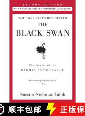 现货 黑天鹅 The Black Swan: Second Edition: The Impact of the Highly Improbable: With a new section: ... [9780812973815]