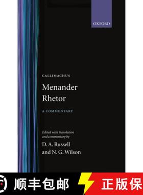 【3-4周达】Menander Rhetor [9780198140139]