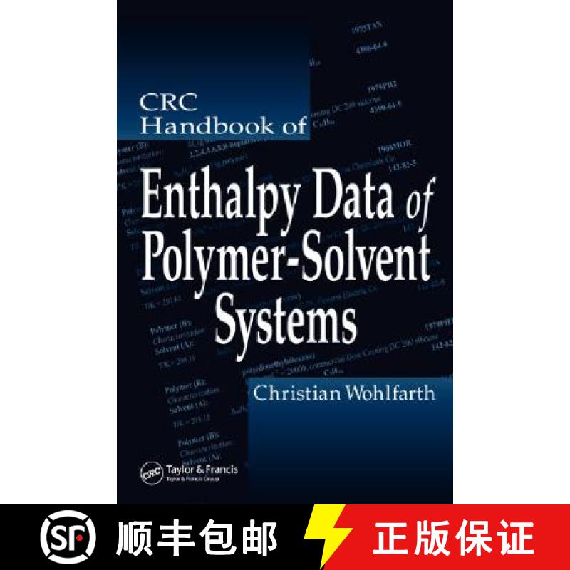 【3-4周达】CRC Handbook of Enthalpy Data of Polymer-Solvent Systems [9780849393617]