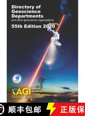 预订 Directory of Geoscience Departments 2020: 55th Edition [9780922152322]