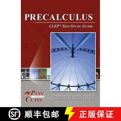 【3-4周达】Precalculus CLEP Test Study Guide [9781614339830]