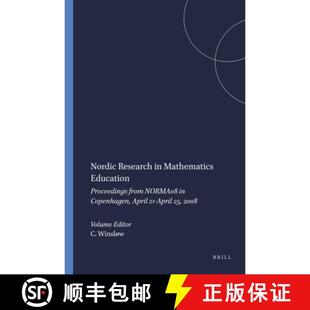 Mathematics from Nordic April... 预订 Education Research Copenhagen Norma08 Proceedings 9789087907815 April