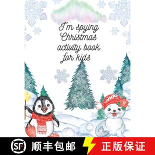 【3-4周达】I'm spying Christmas activity book for kids [9781716356537]