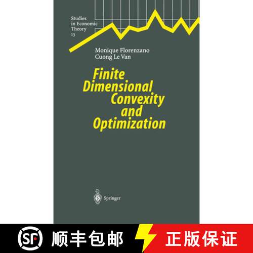 【3-4周达】精装 Finite Dimensional Convexity and Optimization [9783540415169]