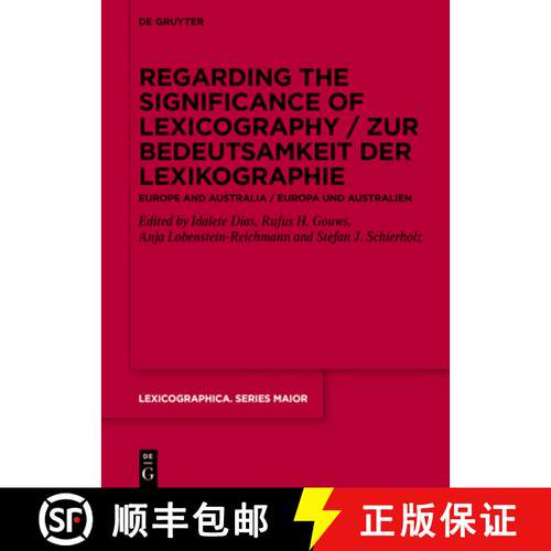 【3-4周达】精装 Regarding the Significance of Lexicography / Zur Bedeutsamkeit Der Lexikographie: Eur... [9783119145947]