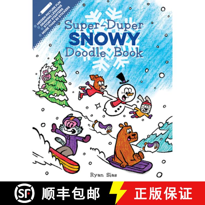 Super-Duper Snowy Doodle Book: A Winter and Holiday Book for Kids [9781328810212]