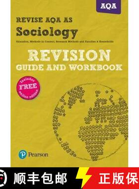【3-4周达】Pearson REVISE AQA AS level Sociology Revision Guide and Workbook: (with free online Revis... [9781292139890]