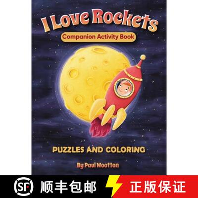 【3-4周达】I Love Rockets Companion Activity Book: Fun puzzles and coloring to entertain kids ages 4-8 [9780645082791]