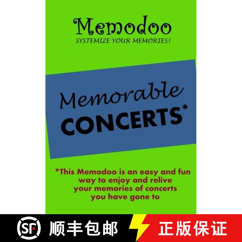 预订 Memodoo Memorable Concerts [9781939235077]