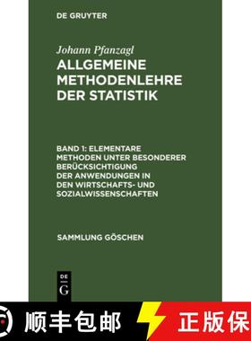 【3-4周达】Elementare Methoden unter besonderer Berücksichtigung der Anwendungen in den Wirtschafts-... [9783111010670]