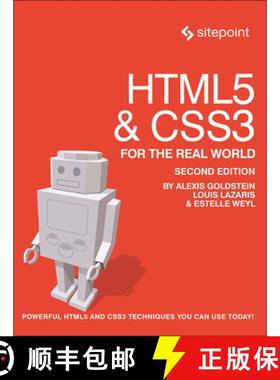 【3-4周达】HTML5 & CSS3 For The Real World 2e: Powerful HTML5 and CSS3 Techniques You Can Use Today! [9780987467485]