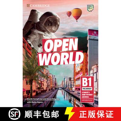 【3-4周达】Open World Preliminary Student's Book without Answers with Online Practice [9781108565325]