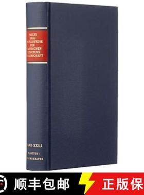 【3-4周达】Realencyclopädie Der Classischen Altertumswissenschaft: Erste Reihe.Band XXI, 1: Plautius... [9783476010841]
