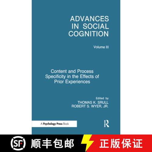 【3-4周达】精装 Content and Process Specificity in the Effects of Prior Experiences: Advances in Soci... [9780805807004]