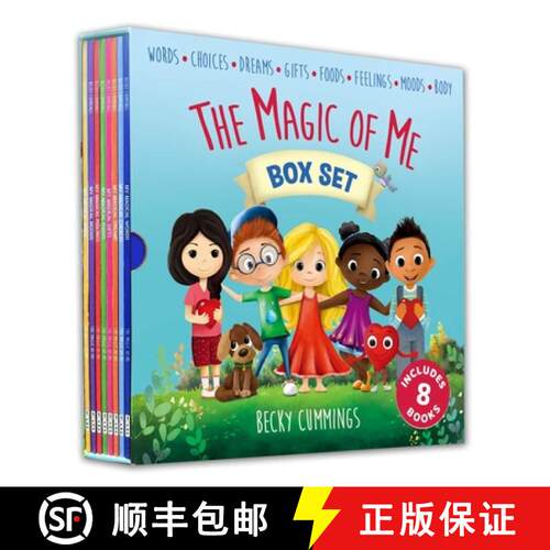 【3-4周达】The Magic of Me 8 Book Box Set (Books 1-8: Words, Choices, Dreams, Gifts, Foods, Feelings,... [9781951597481]