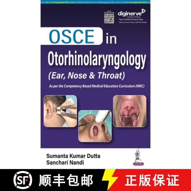 【2-3周达】OSCE in Otorhinolaryngology : (Ear, Nose & Throat) [9789356962057]