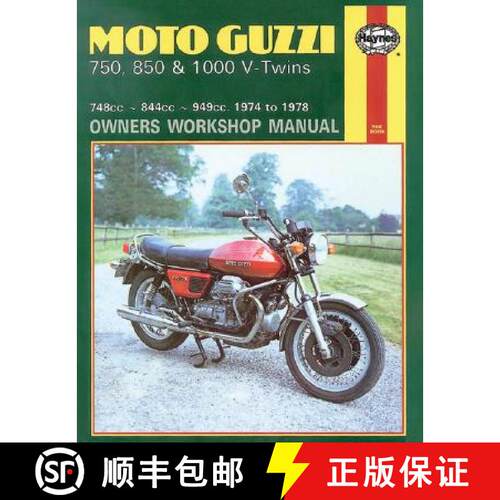 【3-4周达】Moto-Guzzi 750, 850 and 1000 V-Twins Owners Workshop Manual, No. M339: '74-'78 [9780856963391]