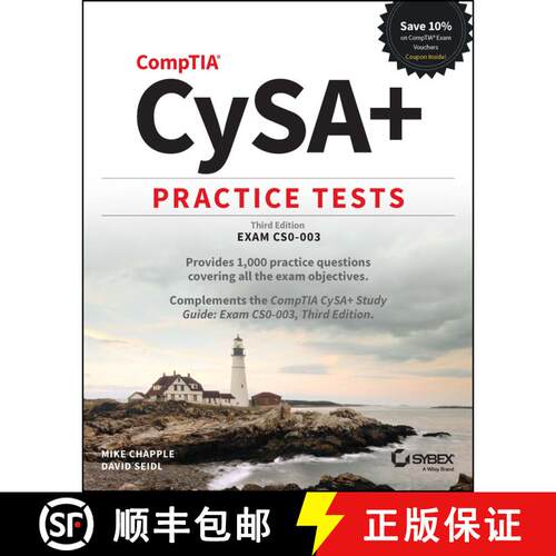 【3-4周达】CompTIA CySA+ Practice Tests – Exam CS0–003 3e [9781394182930]