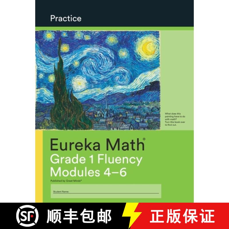 【2-3周达】Eureka Math Grade 1 Fluency Practice Workbook #2 (Modules 4-6) [9781640546219]