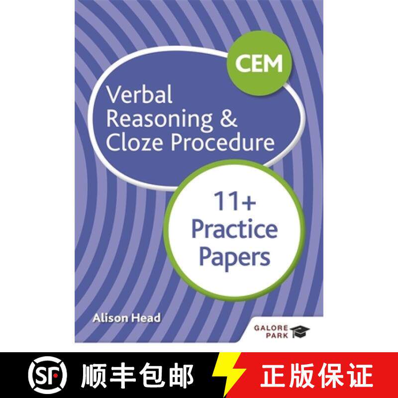 【3-4周达】CEM 11+ Verbal Reasoning & Cloze Procedure Practice Papers [9781510449732]