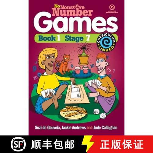 【3-4周达】No Nonsense Number Games Book 1: Stage 7 [9781877523892]