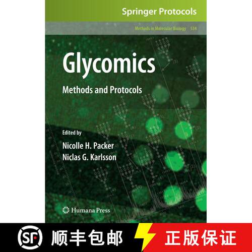 【3-4周达】精装 Glycomics: Methods and Protocols - Glycomics Preliminary Entry 2074 [9781588297747]
