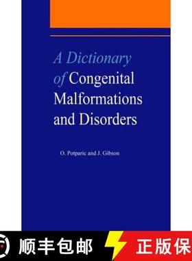 【3-4周达】A Dictionary of Congenital Malformations and Disorders [9781850705772]