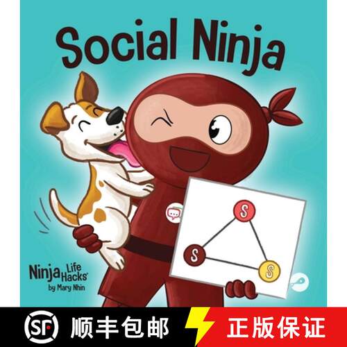 【3-4周达】Social Ninja: A Children's Book About Making Friends [9781637316665]