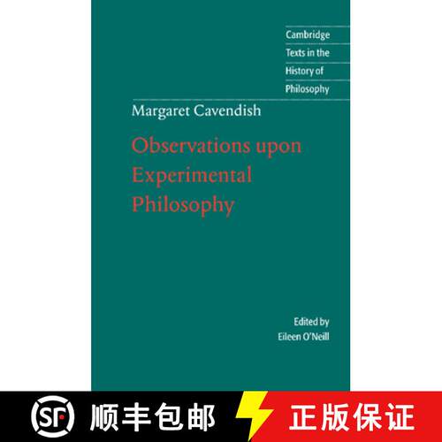 预订 精装 Margaret Cavendish: Observations upon Experimental Philosophy: - Margaret Cavendish: Observ... [9780521772044]