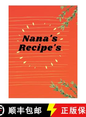 【3-4周达】Nana's Recipe's [9781257160709]