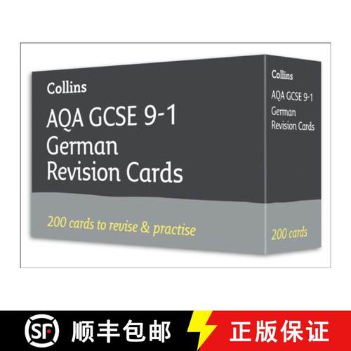 【3-4周达】AQA GCSE 9-1 German Vocabulary Revision Cards: Ideal for Home Learning, 2023 and 2024 Exams [9780008399351]