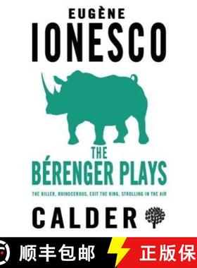 【3-4周达】Berenger Plays: The Killer, Rhinocerous, Exit the King, Strolling in the Air [9780714548487]