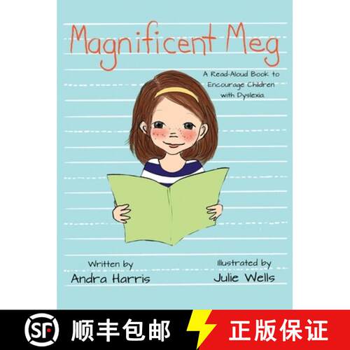 【3-4周达】精装 Magnificent Meg: A Read-Aloud Book to Encourage Children with Dyslexia [9781735251523]