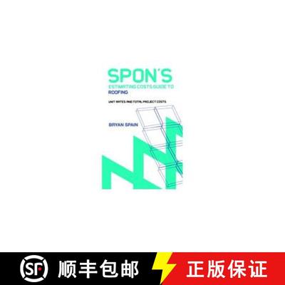 【3-4周达】Spon's Estimating Cost Guide to Roofing [9781138464650]