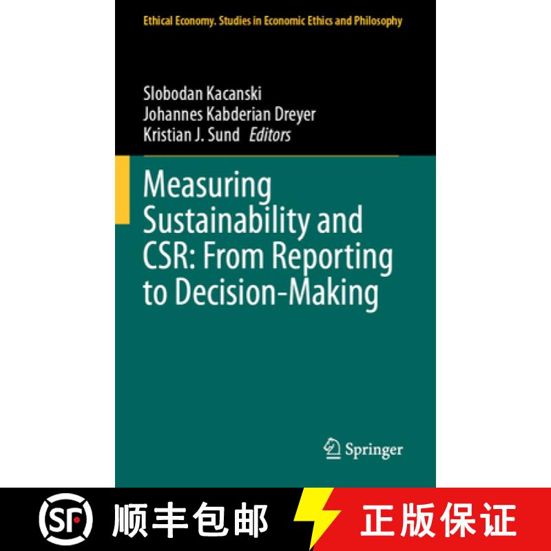 【3-4周达】Measuring Sustainability and Csr: From Reporting to Decision-Making [9783031269615]