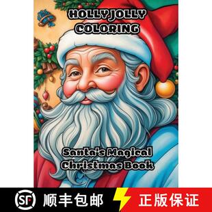 Magical Jolly 9798869016836 Book Christmas Santa Coloring Holly 预订