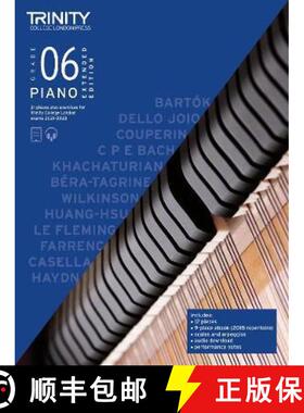 【3-4周达】Trinity College London Piano Exam Pieces Plus Exercises From 2021: Grade 6 - Extended Edit... [9780857369345]
