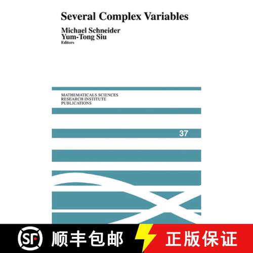预订 精装 Several Complex Variables: - Several Complex Variables [9780521770866]