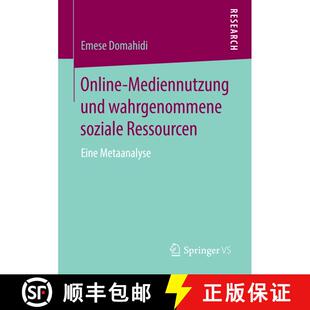 【3-4周达】Online-Mediennutzung und wahrgenommene soziale Ressourcen : Eine Metaanalyse (1. Aufl. 2016) [9783658138127]