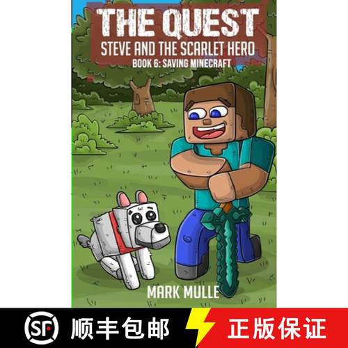 预订 The Quest - Steve and the Scarlet Hero  Book 6: Saving Minecraft [9798869218315]