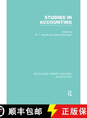 【3-4周达】STUDIES IN ACCOUNTING (RLE ACCOUNTI [9781138983168]